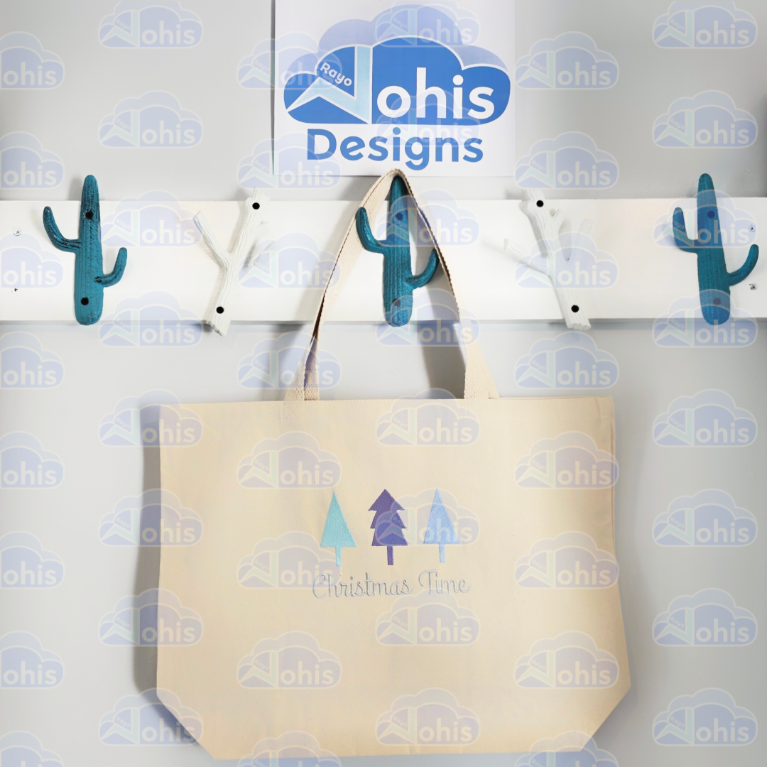 Canvas Tote Bag - Christmas Time!