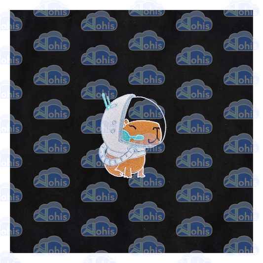 Canvas Tote Bag - Space Capybara
