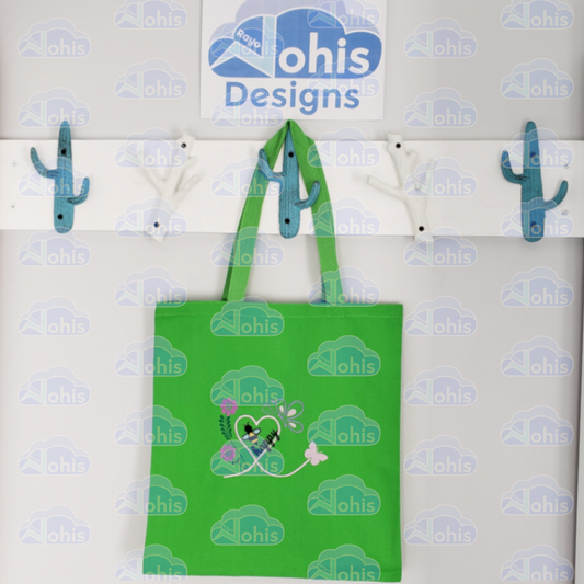 Canvas Tote Bag - Bee Happy
