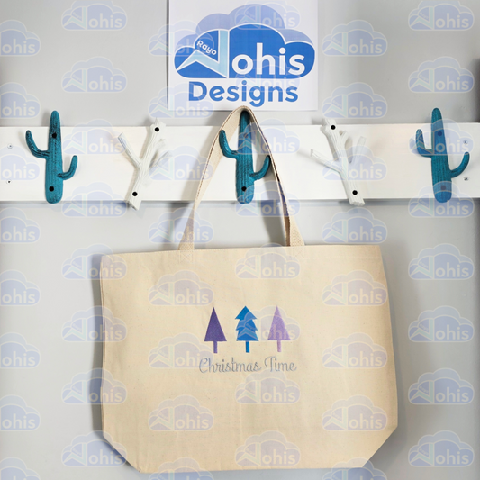 Canvas Tote Bag - Christmas Time!