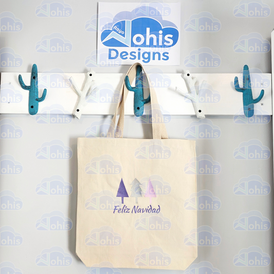 Canvas Tote Bag - Feliz Navidad