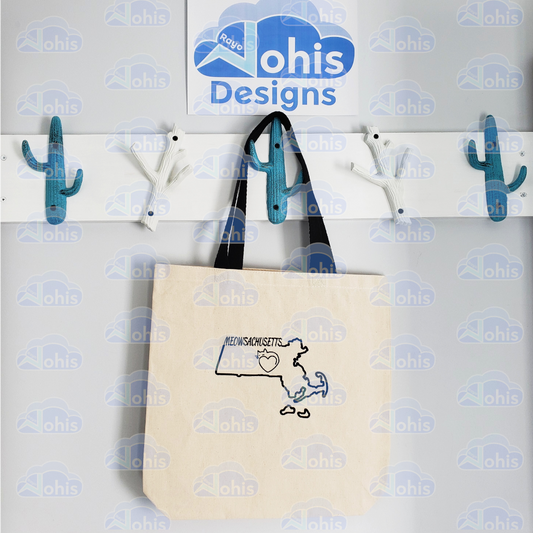 Canvas Tote Bag - Meowsachusetts