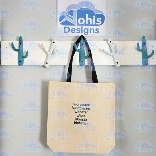 Canvas Tote Bag - Worcester Pronunciation